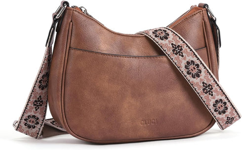 CLUCI Crossbody Bags Purses for Women, Leather Summer Cross Body Bags with Adjustable Strap, Women's Shoulder Handbags 2024...