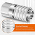 PD242 Series Steel Test Port and Diagnostic Equipment Quick Coupler with Female Pipe Thread, 1/8" Body Size, 1/4"-18 NPTF Thread Size, 2.12" Lengt...