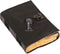 Inari Kraft 3 Moon Blue Lapiz Embossed Vintage Leather Journal | 240 Pages of Antique Handmade Deckle Edge Vintage Paper Black Leather Sketchbook ...