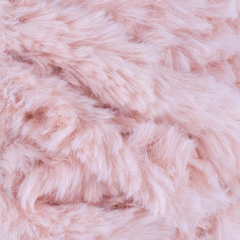 Lion Brand Yarn (1 Skein) Go for Faux Thick & Quick Bulky Yarn, Pink Poodle, 72 Foot (Pack of 1)...