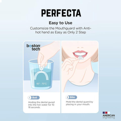 PERFECTA 10 Dental Night Guards Moldable Sleeping Mouthguards Against Bruxism Teeth Grinding and TMJ Disorders Bpa Free, Case Included...