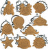 Cookie Cutters Variety Pack of 10 – Food Safe Plastic Under The Sea Cookie Cutters – Cookie Cutters for Kids Fish Cookie Cutter for Baking, Decora...