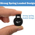 J.CARP 30Pcs Ball Shape Plastic Cord Locks End Spring Toggle Stopper, Single Hole Elastic Cord Adjuster, Suit for Hat Straps, Drawstrings, Bags, S...