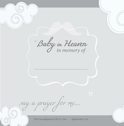 The Grandparent Gift Baby Heaven Infant Loss or Miscarriage Gift, Hanging Ornament or Sitting Mini Photo Frame with Sentiment...