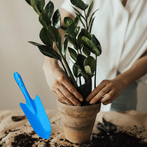 4 PCS Gardening Trowels,Mini Colorful Trowel Metal Garden Hand Shovels,Garden Tools for Kids Teens Adults Flower Soil Planting Digging Transplanti...