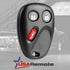 Car Key Fob Keyless Entry Remote with Ignition Key fits Chevy Trailblazer / Buick Rainier / GMC Envoy / Isuzu Ascender / Oldsmobile Bravada / Saab...