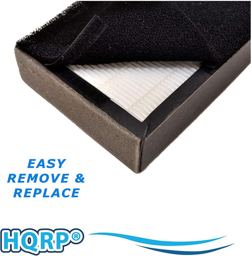 HQRP HEPA Filter B w/ 4-Pack Carbon Filters compatible with GermGuardian AC4800 AC4820 AC4900CA AC4825 AC4850PT, compatible with Oransi Finn; part...