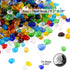 Hilitchi Glass Stones Gemstones Flat Glass Marbles for Event Weddings Birthday Christmas Decoration Vase Fillers Table Scatter...
