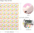Summer Fruits Faux Leather Sheet Glitter Synthetic Leather Fabric Assorted 5 Pcs 7.7" x 12.9" (20 cm x 33 cm) for Hair Bows Headbands Making...