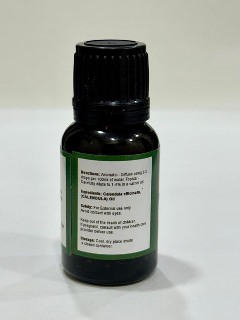 Calendula | Pot Marigold Oil 15 ML (0.51 Fl.OZ) | 100% Pure Natural Undiluted Uncut Therapeutic Grade Calendula Officinalis Carrier Oil...