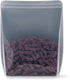 W&P Porter Silicone Reusable Storage Bag, Sandwich (50oz Stand-Up), Slate, Food Storage Container, Microwave and Dishwasher Safe, Easy Cleaning...