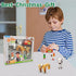 TOYMAKER La Granja de Zenon Bartolito Vaca Lola Farm Animal Dolls Toys for Ages 2-4 Building Block Figures Set with Spanish Music Box as Birthday ...