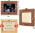 Creawoo 2025 Tiny Miracle Christmas Ornament Sonogram Picture Frame Baby's First Christmas Baby Gift Ultrasound Photo Frame Tiny Miracle Keepsake ...