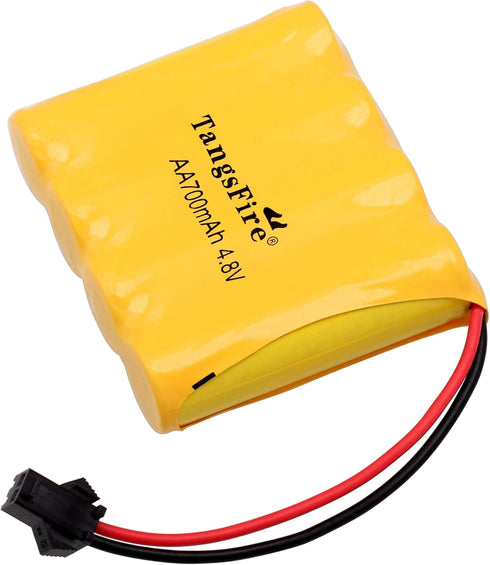 4.8V 700mAH Battery Rock Off-Road AA Batteries SM 2P Plug with USB Charging Cable for C181 C182 C185 1/18 Scale Off-Road Rock Crawler Remote Contr...