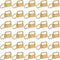 Key fob Hardware,30 PCS 1 Inch Key fob Keychain with Keychain Rings for Bag Webbing Wristlets Lanyards and Key Chain Making Hardware Supplies(Gold...