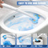 2Pack Disposable Toilet Brush and Holder with 16 Toilet Bowl Wand Refills Loaded Scrubbing solution for Toilet Cleaning, Bathroom Cleaning Supplie...