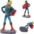 Underwater Landscape Resin Figurine - A Frog in Muscle Outfit Ornament for Aquarium...