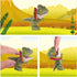 COSOOS T-Rex Dinosaur Hand Puppet with Realistic Roar Sound, Glowing Eyes, Movable Mouth & 4 Little Dinosaur Toys, Jurassic Storytelling Adventure...