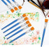 20 Pcs Flat Paint Brushes for Acrylic Painting, 1 Inch Art Paint Brushes Artist Painting Brush for Acrylic Watercolor Oil Detail Painting...