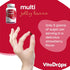 Multivitamin Jelly Beans, Women & Men, Source of Vitamin A C D E B-3 B-6 & Biotin, Supports Immune System, Pectin Based, Vegan & Gluten Free, Stra...