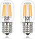E17 LED Bulb Under Microwave Oven Light Bulbs, Over Stove Lights,Refrigerator 8206232A Replacement Bulb 2W(25W Incandescent Bulb Equivalent) Non-D...