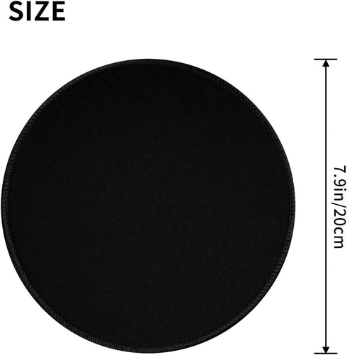 Mouse Pad Custom Photo Picture Text Mousepad Round Pads for Desk Personalized Mousepads with Non-Slip Rubber Mat Customized Office Accessories Sch...