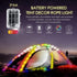 Camping Tent String Lights, 40Ft 120 LEDs 8 Modes Color Changing LED Rope Lights Battery Powered with Remote Control, Outdoor Waterproof LED Tent ...