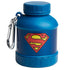Justice League Whey2Go Funnel 3.7 oz (50 g / 0.11 lbs) (Superman) – BPA Free - DC Comics Protein Shakes Bottle Storage for Men...