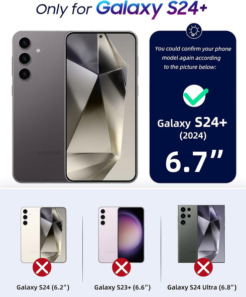 OCASE Compatible with Galaxy S24 Plus 5G Wallet Case, PU Leather Flip Folio Case with Card Holders RFID Blocking Kickstand [Shockproof TPU Inner S...