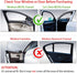 Aokway Side Window Sunshade Sun Shade for Car Window Double Thickness Auto Windshield Sunshades Curtain Universal Fit for Driver for Baby UV Prote...