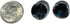 12 Jet Glass Black Buttons Ball Style Faceted Set 14mm for,Blouses, Shirts Etc (1/2'')...