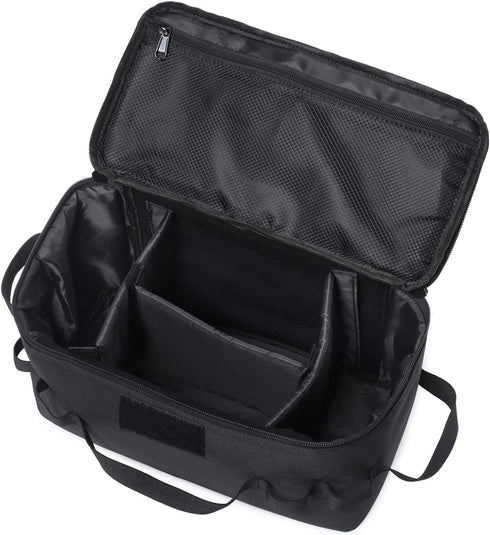 Tactical Camping Storage Bag 11L Tactical Utility Tote Bag Camping Cookware Organizer Trunk Organizer with Shoulder Strap (Army Green)...