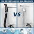 Handheld Bidet Sprayer for Toilet,Portable Pet Shower,Toilet Water Sprayer Seat,Bidet Attachment,Bathroom Stainless Steel Spray for Personal Hygie...