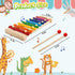 LovesTown Wooden Xylophone for Kids, Children Xylophone Toy with 2 Child Safe Mallets 8 Diatonic Keys Musical Instruments for Toddlers 1-3...