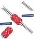 WINOMO 71Pcs A/C Air Conditioning Valve Core Accessories R12 R134a Refrigeration Valve Core Remover Installer Assortment Box Set Kit...