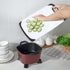 KUFUNG Kitchen Cutting Board - Juice Grooves with Easy-Grip Handles, Non-Porous, Dishwasher Safe (S, Black)...