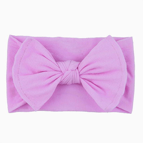 QandSweet Baby Nylon Headbands Newborn Bows Soft Head Wraps for Infant Toddler Girls 12-Pack...