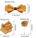 Bow Tie and Pocket Square Lapel pin Set for Wedding Formal(total 3 Pieces)...