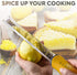 Stainless Steel Cheese and Citrus Zester Grater w/Extra Sharp Blade - Perfect for Lemons, Parmesan, Garlic, Chocolate - Spice Up any Kitchen Dish ...