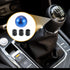 1 Set 5cm Universal Shift Knob - Car Gear Shifter Knob Round Ball with 3 Adapter for 5 Speed Manual Transmission Vehicle - Aluminum Alloy Blue...