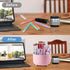 Pen Holder for Desk, Pencil Holder,5 Slots 360° Degree Rotating Desk Organizers and Accessories, Cute Pen Cup Pot for Office, School, Home, Art Su...