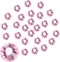 Jollin Glue Fix Crystal Flatback Rhinestones Glass Diamantes Gems for Crafting Nail Art Crafts Decorations Clothes Shoes 4.8mm (ss20 576pcs, Pink)...