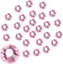 Jollin Glue Fix Crystal Flatback Rhinestones Glass Diamantes Gems for Crafting Nail Art Crafts Decorations Clothes Shoes 4.8mm (ss20 576pcs, Pink)...