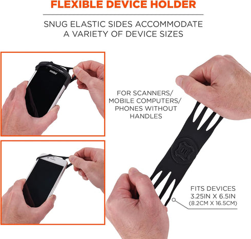 Ergodyne Squids 5545 Armband, Wristband Scanner Mount, Adjustable to Fit Phones, Scanners, Mobile Computers, PDA...