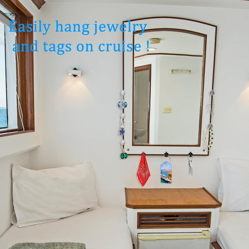 Small Magnetic Hooks White(2024 New) for Refrigerator, Mini Magnetic Hooks Light Duty for Cruise Cabins, Magnet Hook Tiny for Kitchen, Classroom, ...