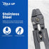Tools - Daily Crimpers | Multi-Purpose Crimping Tool | Cutter | Hinged for extra Power and Spring Loaded | Accommodates 4 Crimp sizes & 2 Side Cut...