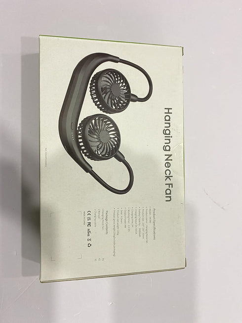 AMACOOL Neck Fan Battery Operated Neckband Fan Hand-Free Wearable Personal Fan for Hot Flashes Home Office Travel Outdoor Sports (Black)...