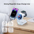 Wireless Charger Charging Station Magnetic 3 in 1 Charging Station for Apple Multiple Devices for Apple -15/14 Pro Max, iWatch Ultra/8/se/7/6/5/4/...