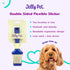 Double Sided Dog Slicker Brush, Longer Pins, Flexible Head, Fine/Coarse Sides, Removes Unwanted Tangles, Small, Purple...