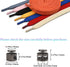 Metal Cord Locks for Drawstrings Round Cord Stopper Gunmetal Double Hole Spring Clasps Toggle Fastener Elastic Buckle for Shoelaces, Paracord, Bag...